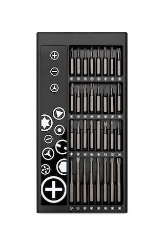 Elektrikli Hassas Tornavida Seti Şarjlı 68 Parça Elektronik Telefon Laptop Tamir Kiti Dijital Ekranlı