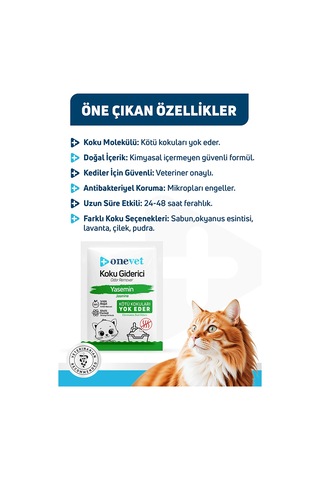 Onevet Kedi Kumu Koku Giderici Yaseminli 15 Adet 25 Gr