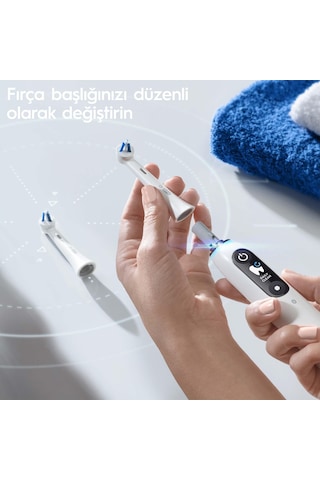 Oral-B iO Specialised Clean Beyaz Diş Fırçası Yedek Başlığı 2 Adet