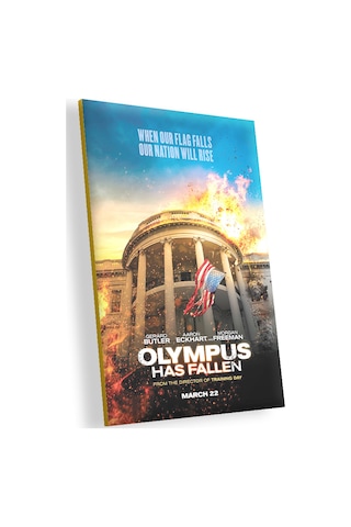Cakasepetim Chute De La Maison Blanche Film Poster Ahşap Mdf Tablo