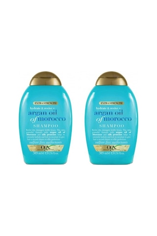 OGX Organix Argan Oil Of Morocco Ekstra Güçlü Nemlendirici ve Canlandırıcı Şampuan 2 x 385 ML