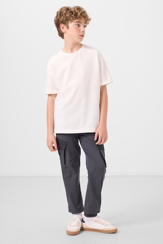 Tommy Life Gri Standart Fit Dokuma Hafif Esnek Chino Erkek Çocuk Pantolon - 11271 Gri