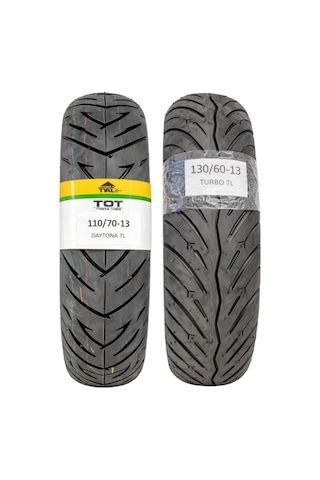 Rks Grace Motosiklet Lastiği 130/60-13 Tl Ve 110/70-13 Tl Set