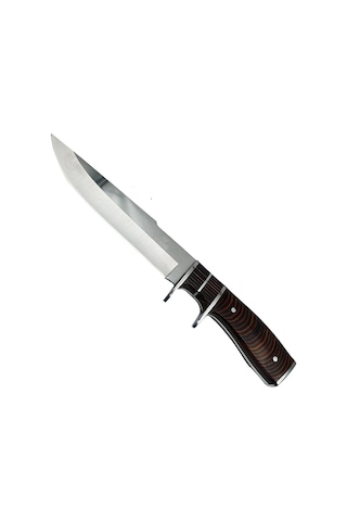 300.s2008 Sterlıng 32cm Kahverengi Avcı Bıçağı Kahverengi - Gümüş