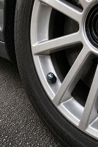 Bmw Logo Baskılı Universal Sibop Kapağı Seti - Siyah 4 Adet