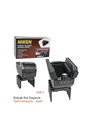 Niken Kol Dayama Çok Fonksiyonlu Siyah