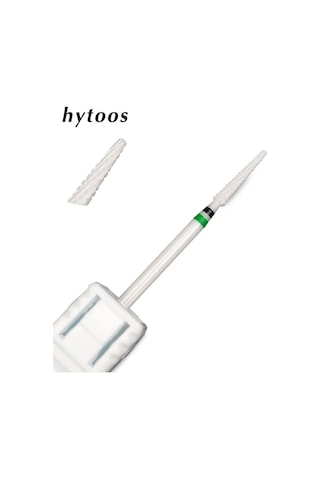 Hytoos Seramik Tırnak Matkap Ucu 3/32 "döner Tırnak Eti Temiz Çapak Uçları Manikür Elektrikli Matkap Aksesuarı Tırnak Güzellik Araçları-l358t