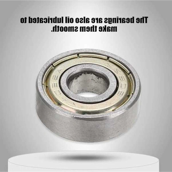 Fortunelane 10 Adet 608zz Krom Çelik Top轴承, Yağlı, 8x22x7mm, Dayanıklı Kalite