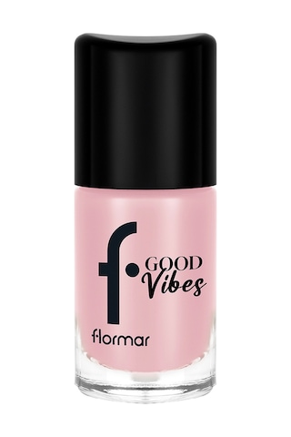 Flormar Good Vibes Yüksek Pigmentli & Parlak Bitişli Nefes Alabilen Oje  012 Pink Clouds