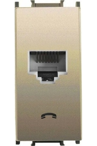 Panasonic Modüler Dore Nümeris Telefon Prizi Cat-3 Altlık+kapak 1m - Wvtt14024dr-tr