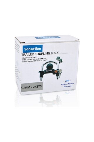 Sensation Römork Karavan Kaplin Kilidi Universal Siyah