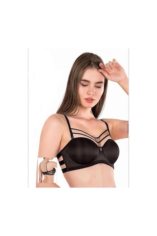 Le Jardin Le Jardın 7014 Balenli Taşlı Şeritli Basic Cup 90 Kırmızı Kırmızı