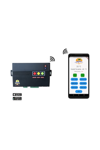 Wi-Fi BAĞLANTILI OTOMATİK KALORİFER KAZANI KONTROL PANELİ (KAZAN BEYNİ)