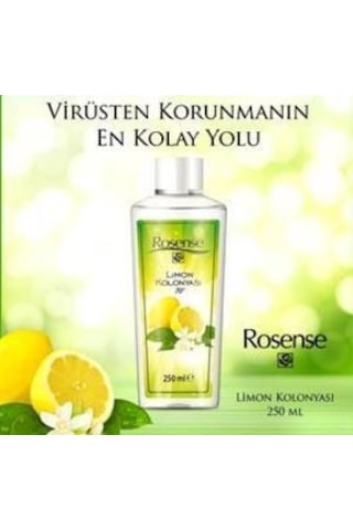 Rosense 80 Derece Limon Kolonyası 250 ML