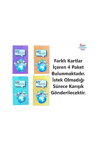 Modun Ne - Eğlenceli Arkadaş Aile Kutu Oyunu My Mood Moodun Ne Meme Mim Kartları 48 Kart