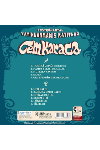 Yayınlanmamış Kayıtlar - Cem Karaca Enstrümantal