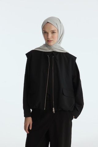 Mirsoy Scarf İpeksi Jakar Şal Sarmaşık Desen Gri