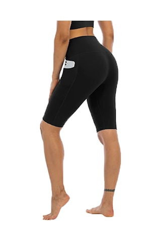 Kadın Yüksekbel Toparlayıcı Cepli Sporcu Dizüstü Tayt Yoga Pilates 001