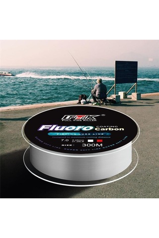 300 M Florokarbon Kaplı Olta 0.14mm-0.50mm 4.136lb-34.32lb Karbon Fiber Olta Yem Hattı Batan Hattı Japonya 0.20mm-7.15lb