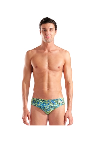 Arena Snakeskin Briefs Erkek Yeşil Yüzücü Mayosu 010162506