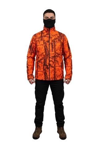 Mysia Outdoor Turuncu Orman Desen Taktik Polar Mont Avcı Mont 7 Cep Çok Renkli