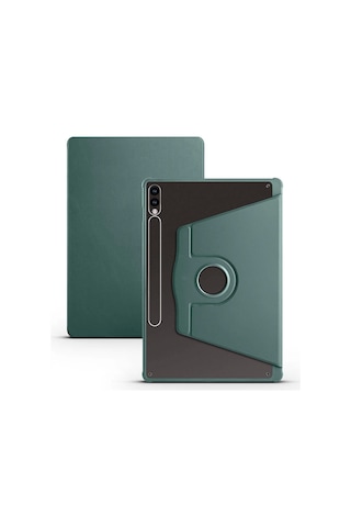 Galaxy Uyumlu Tab S9 Plus Kılıf Zore Termik Kalem Bölmeli Dönebilen Standlı Kılıf