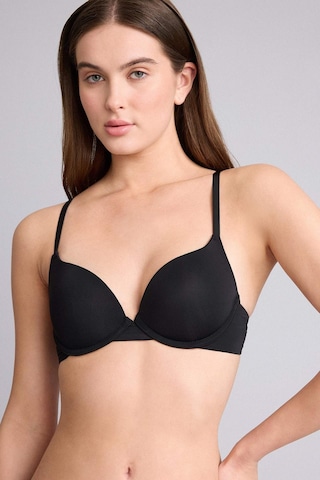 Defacto Micro Kaplı Yarım Dolgulu Balenli Tişört Bra Z3350az26spbk81 Siyah-bk81