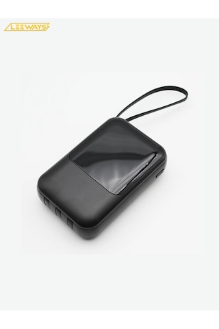 10.000 Mah 22.5w Süper Hızlı Şarjlı Powerbank Taşınabilir Şarj Cihazı Siyah