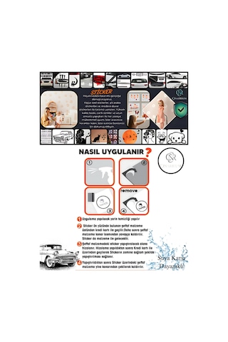 Şık Batman Su Geçirmez Kendinden Yapışkanlı Dekoratif Duvar Sticker
