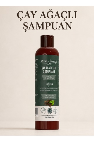 Çay Ağacı Şampuan Çay Ağacı, Isırgan Otu Ve Buğday Proteini İçeren Saç Ve Saç Derisi Bakım Şampuanı, 400 Ml Kepekli - Yağlı
