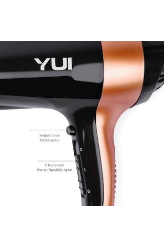 Yui KB700 Turbo Dry 2300 W İyonik 2 Kademeli Saç Kurutma Makinesi