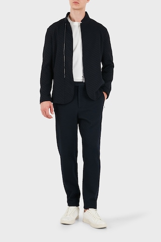 Emporio Armani Astarlı Hakim Yaka Fermuarlı Ceket Erkek Ceket Em001953 Te22963 Mb036 Lacivert