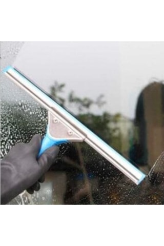 İhtiyaç Limanı Cam Silme Aparatı Metal Çekçek 45 CM + Mikrofiber Peluş Aparatı 45 CM