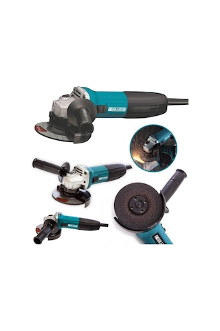 Pro Graizer M2000 125 MM 2000 W Sjs Çift Metal Şanzuman Avuç İçi Taşlama Makinesi