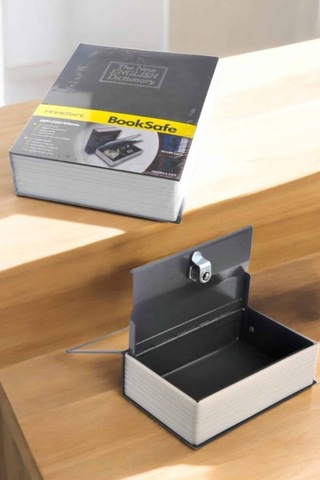 Northcity Gizli Kitap Kasa - İngilizce Sözlük Görünümlü Mini Çelik Kasa