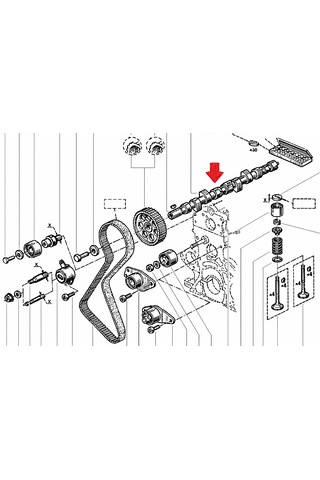 Renault Eksantrık Mılı R5 B404 F8m 7700714820 1