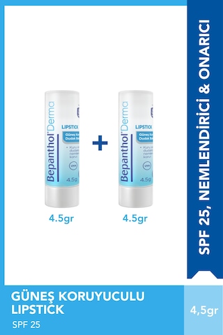 Bepanthol SPF 30 Lipstick Dudak Bakım Kremi 4.5 G 2'li Paket