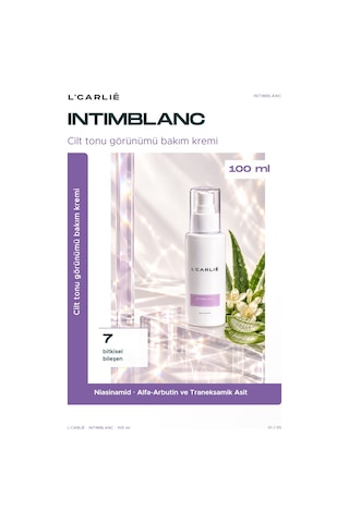 L'carlıe Intimblanc Hassas Bölge Ton Görünümü Bakım Kremi 100 Ml