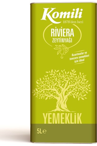 Komili Sıcak Lezzetler Riviera Zeytinyağı Teneke 5 L