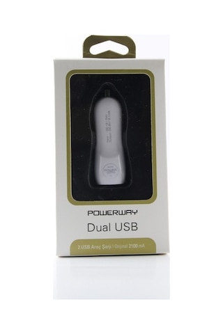 Ayt Powerway X-777 Çift Usb'li 2.1 Amper Çakmaklık Araç Şarj Cihazı Hızlı Şarj Aleti