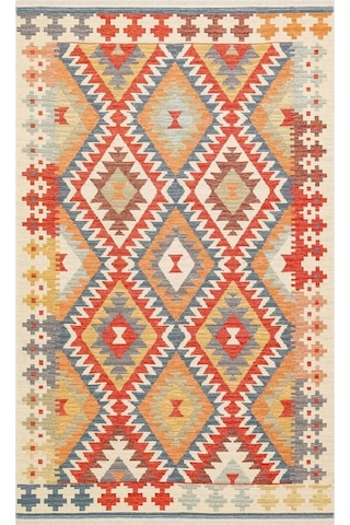 Hoom Rugs Vgt 09 Light Multy Yıkanabilir Çift Taraflı Halı