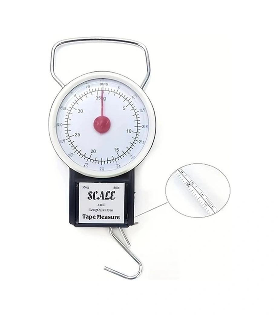 Trendooze Portatif Kompakt El Terazisi - Ev Balıkçılık Bavul Ağırlık Ölçer