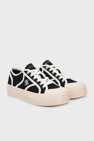 Guess Issah Kadın Sneaker Ayakkabı Flpıssfal12 Siyah