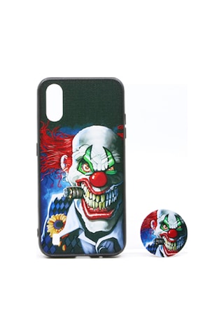 Nettech Samsung Galaxy A01 Uyumlu Desenli Popsocket Seri Arka
