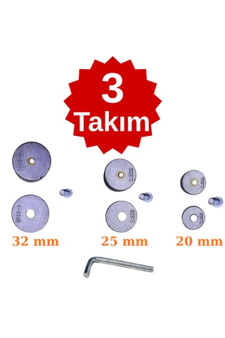 Welder Pprc Plastik Boru Kaynak Makinesi Pafta, Lokma Takımı 20, 25, 32 Mm Mavi Teflon