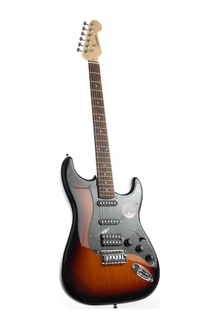 Madison Meg-2ts Elektro Gitar Sunburst Strat Kasa Geleneksel