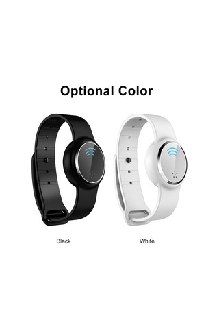 Kosona Q9 Ultrasonik Sivrisinek Kovucu Bileklik - Dışarıda Taşınabilir Saat Tipi, 3 Seviye Ayar, Usb Şarjlı Beyaz