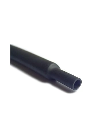 2.5mm Isı İle Daralan Makaron 2 Metre Siyah Kablo Ek Ve Lehim Koruma 2:1 Daralma Oranı