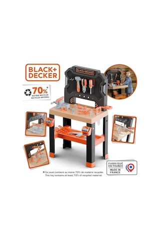 Smoby Black & Decker Bricolo Tamir Tezgahı 360739