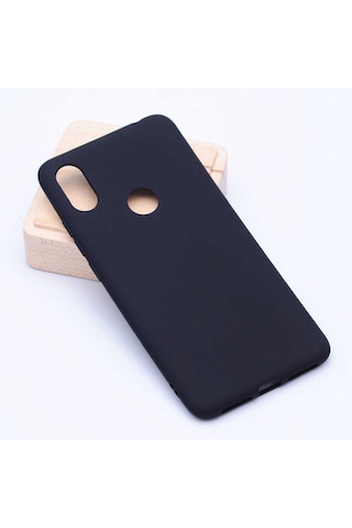 Noktaks - Xiaomi Uyumlu Xiaomi Redmi S2 - Kılıf Mat Renkli Esnek Premier Silikon Kapak - Siyah